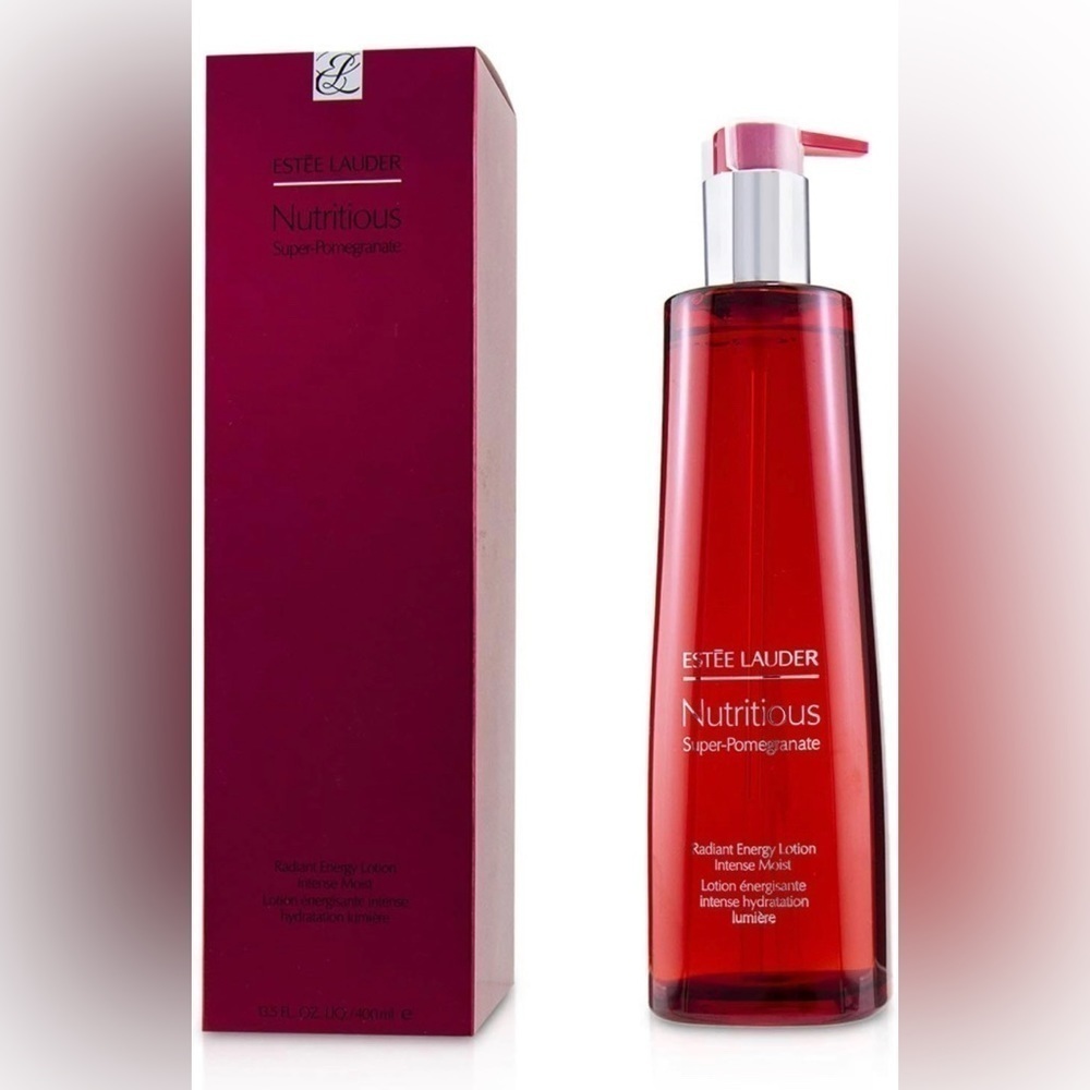 Estée Lauder Nutritious Super Pomegranate Moisturizer Radiant Energy Lotion NEW - Picture 2 of 4